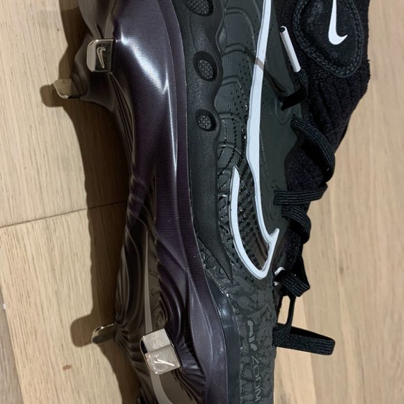 Men's Nike Metal Baseball Cleats, US Size 7.5, Black, NEW - Picture 6 of 8